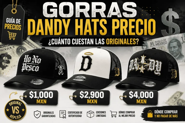Gorras Dandy Hats precio en México con modelos originales, comparación de costos y guía de compra